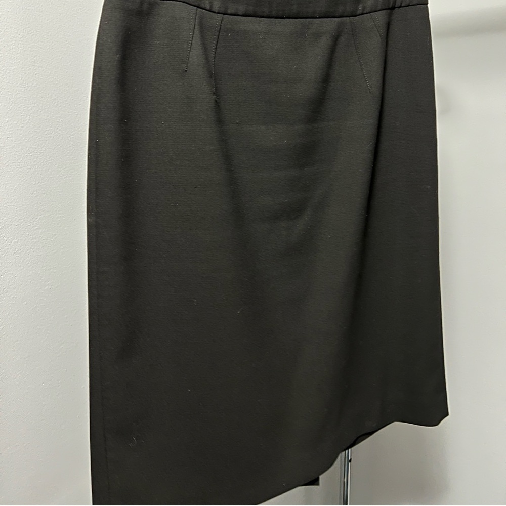 Fully lined black dress skirt